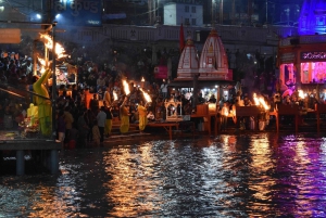 Depuis Delhi : Excursion privée guidée d'une journée à Haridwar et Rishikesh