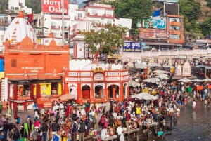 Depuis Delhi : Excursion privée guidée d'une journée à Haridwar et Rishikesh