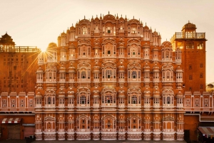 Från Delhi: Privat Jaipur & Amber Fort guidad tur med bil