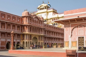 Från Delhi: Privat Jaipur & Amber Fort guidad tur med bil