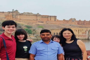 Fra Delhi: Privat Jaipur City Guided Tour med transfer