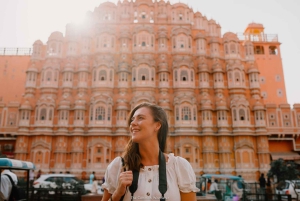 Fra Delhi: Privat Jaipur City Guided Tour med transfer
