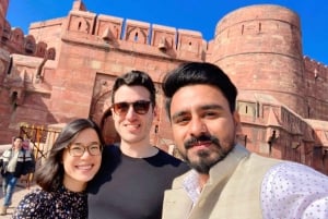 Från Delhi: Taj Mahal-soluppgång, Agra Fort och Baby Taj-dagstur