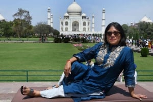 Au départ de Delhi : excursion privée d'une journée en voiture au Taj Mahal et à Agra
