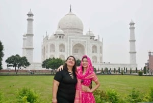 Au départ de Delhi : excursion privée d'une journée en voiture au Taj Mahal et à Agra