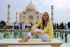 De Deli: Viagem de 1 dia ao Taj Mahal no comboio de alta velocidade Gatimaan