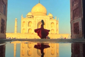 Da Delhi: escursione di un giorno al Taj Mahal con il treno Gatimaan ad alta velocità