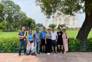 Depuis Delhi : Excursion privée d'une journée au Taj Mahal, au Fort d'Agra et au Baby Taj