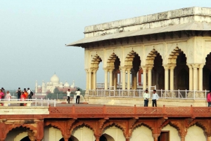 Vanuit Delhi: privétour Taj Mahal & Agra Fort bij zonsopgang