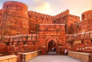 From Delhi: Private Taj Mahal & Agra Fort Tour at Sunrise