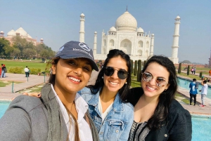 De Delhi: excursão privada ao Taj Mahal e Agra em trem expresso