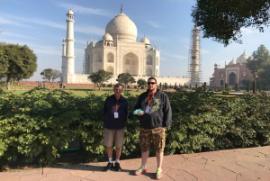 Depuis Delhi : visite privée du Taj Mahal et d'Agra en train express