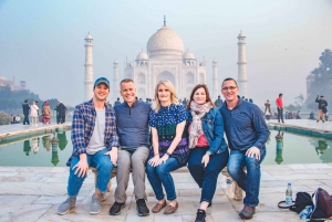 Från Delhi: Privat Taj Mahal- och Agra-tur med expresståg