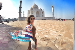 De Délhi: Viagem particular de 1 dia ao Taj Mahal em um trem super-rápido