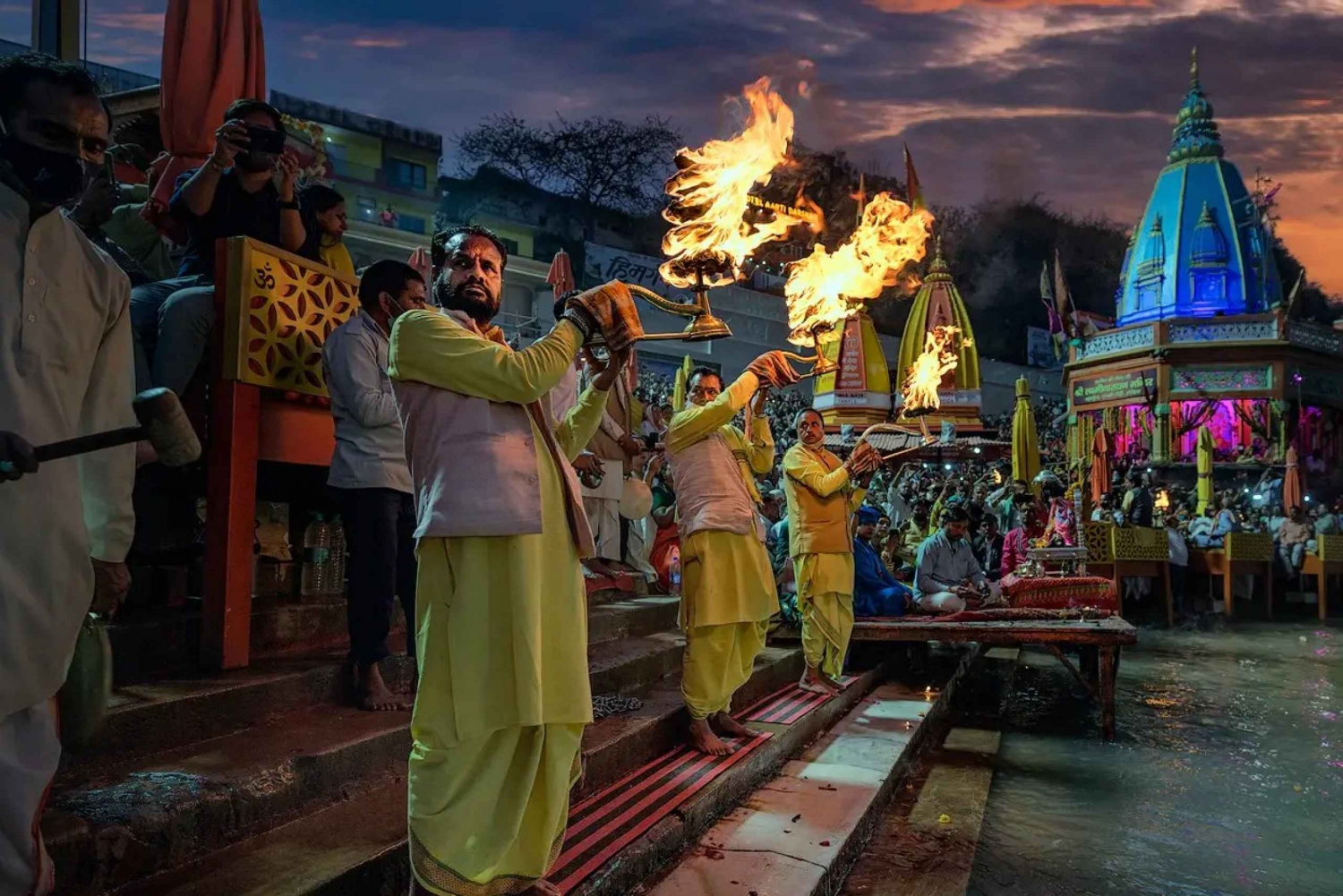 Depuis Delhi : Excursion d'une journée à Rishikesh et Haridwar