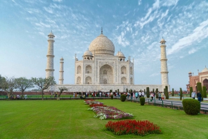 Fra Delhi Samme dag Agra Tour med Taj Mahal soloppgang