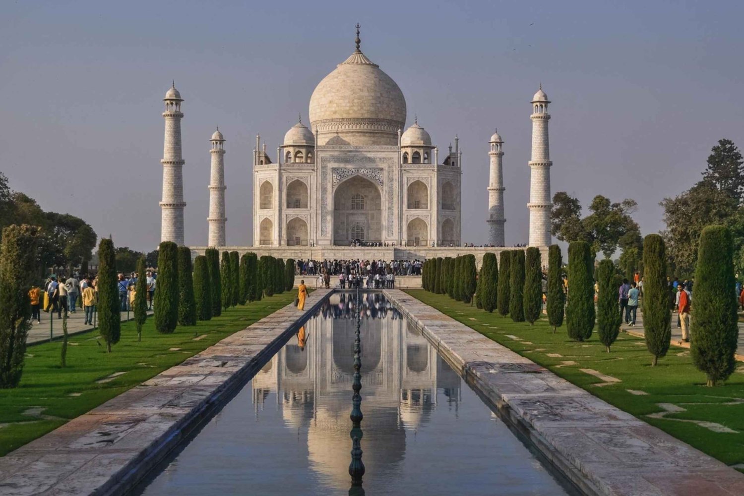 De Deli: Excursão de um dia ao Taj Mahal e ao Forte de Agra com tudo incluído