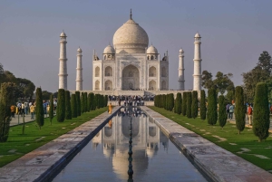 Från Delhi: Samma dag Taj Mahal & Agra Fort Tour all inclusive