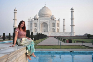 Von Delhi aus: Taj Mahal und Agra Fort am selben Tag mit Transfers