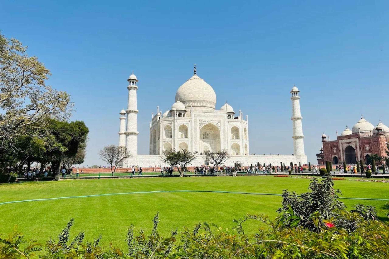De Deli: Tour de carro no mesmo dia ao Taj Mahal, Forte e Baby Taj