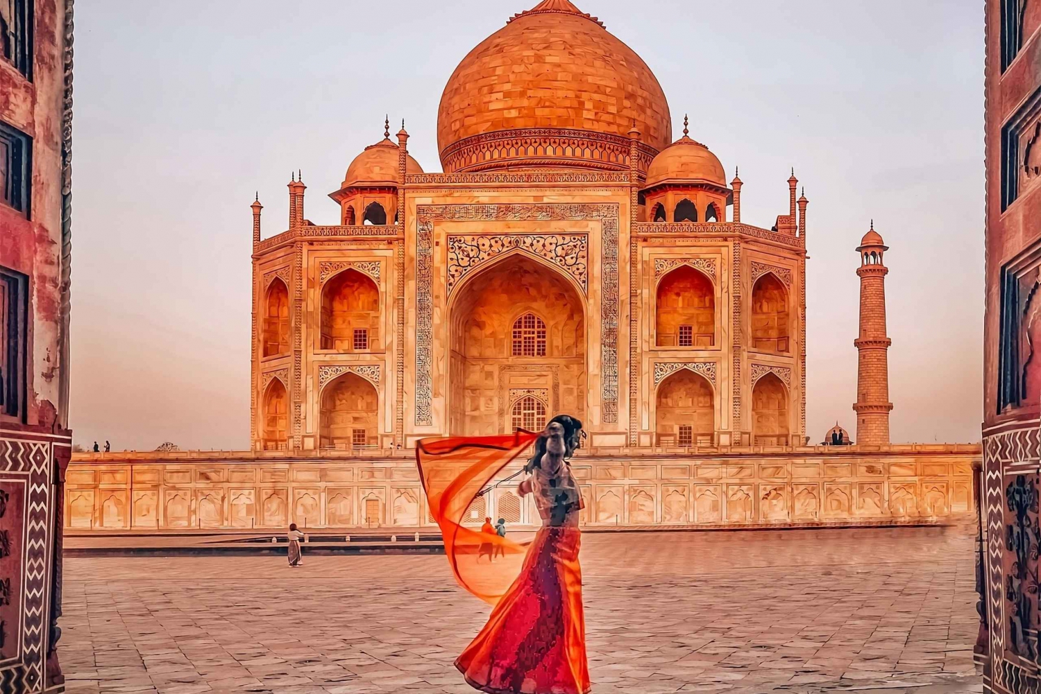 Depuis Delhi : excursion le même jour au Taj Mahal, au Fort Rouge et au Baby Taj