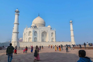 Depuis Delhi : excursion le même jour au Taj Mahal, au Fort Rouge et au Baby Taj