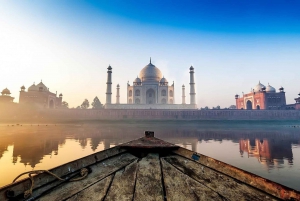 Vanuit Delhi: Taj Mahal en Agra-tour op dezelfde dag met snelle toegang