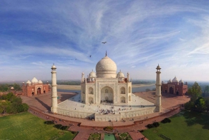 Fra Delhi: Skip-the-line Taj Mahal og Agra Fort dagsudflugt