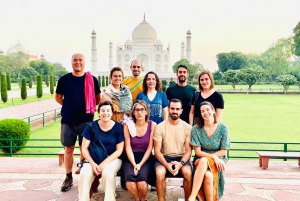 Från Delhi: Sunrise Agra Tour med bil med frukost