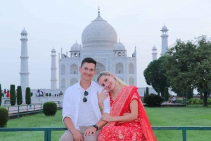 Från Delhi: Sunrise Agra Tour med bil med frukost