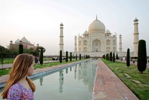 Från Delhi: Soluppgång Taj Mahal, Agra och Fatehpur Sikri Tour