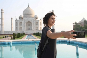 De Délhi: Passeio ao nascer do sol pelo Taj Mahal, Agra e Fatehpur Sikri