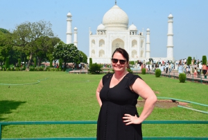 Från Delhi: Taj Mahal i soluppgången och elefantskyddstur