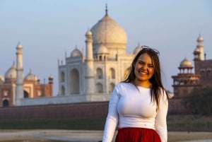 Fra Delhi: Taj Mahal-tur ved soloppgang med Elephant SOS Center