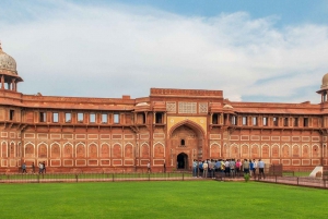 Vanuit Delhi: Zonsopgang Taj Mahal & volledige stadsrondleiding door Agra