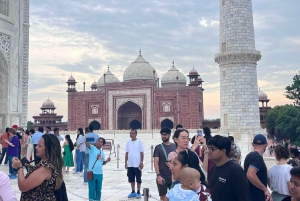 Desde Delhi: Excursión al Amanecer a los 'Tesoros' de Agra con Coche