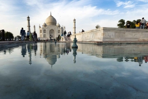 From Delhi: Sunrise Tour to Agra 'Treasures' with Car