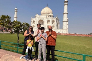 Ab Delhi: Taj Mahal, Agra & Vogel-Safari Tour mit dem Zug