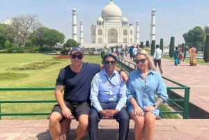 Ab Delhi: Taj Mahal, Agra & Vogel-Safari Tour mit dem Zug