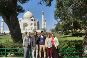 Ab Delhi: Taj Mahal, Agra & Vogel-Safari Tour mit dem Zug