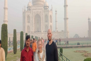 Vanuit Delhi: Taj Mahal & Agra Stadsrondleiding per Gatiman Trein