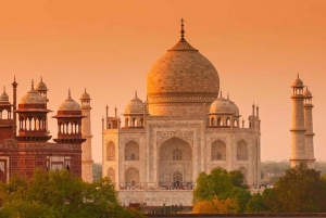 Vanuit Delhi: Taj Mahal Agra Dagtrip met Gids & Transfer