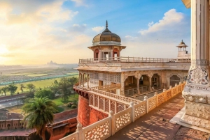 Depuis Delhi : visite du Taj Mahal, du fort d'Agra et de Baby Taj en voiture