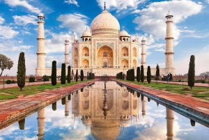 Depuis Delhi : visite du Taj Mahal, du fort d'Agra et de Baby Taj en voiture