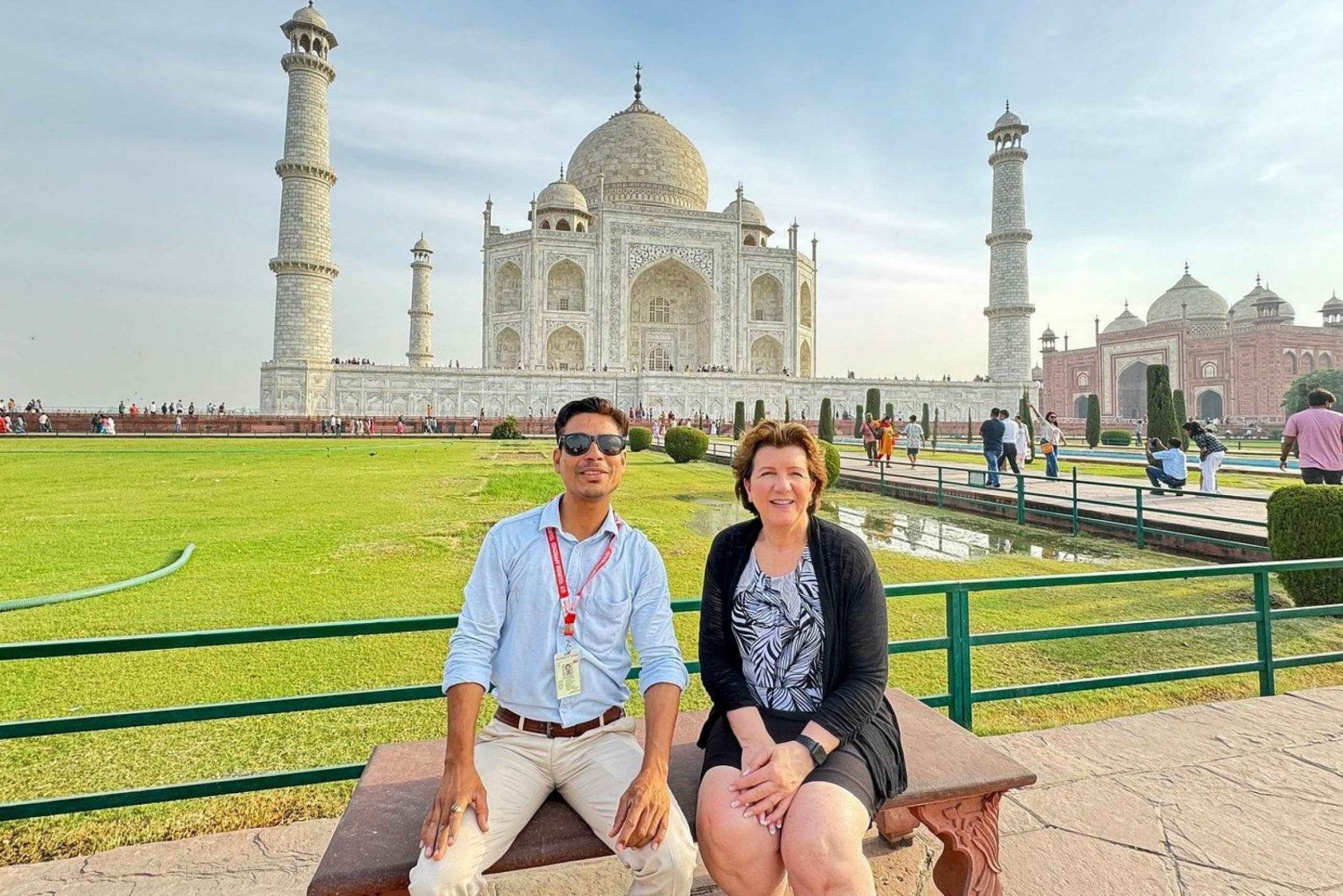 Vanuit Delhi: Taj Mahal & Agra Fort dagtour met transfers