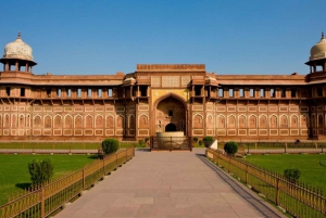 Från Delhi: Taj Mahal & Agra Fort Dagsutflykt med expresståg