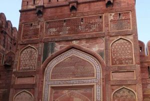 Fra Delhi: Taj Mahal og Agra Fort Dagstur med ekspresstog