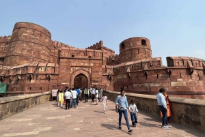 De Delhi : Taj Mahal, Fort d'Agra et Fatehpur Sikri avec déjeuner