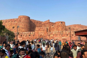 De Delhi : Taj Mahal, Fort d'Agra et Fatehpur Sikri avec déjeuner