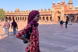 Ab Delhi: Taj Mahal Agra Fort & Fatehpur Sikri mit Mittagessen